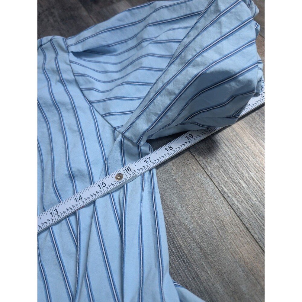 EXQUISE Zadie  Mini Dress Blue Striped Women's Small e26y06218676 $210 Pockets - Picture 4 of 7